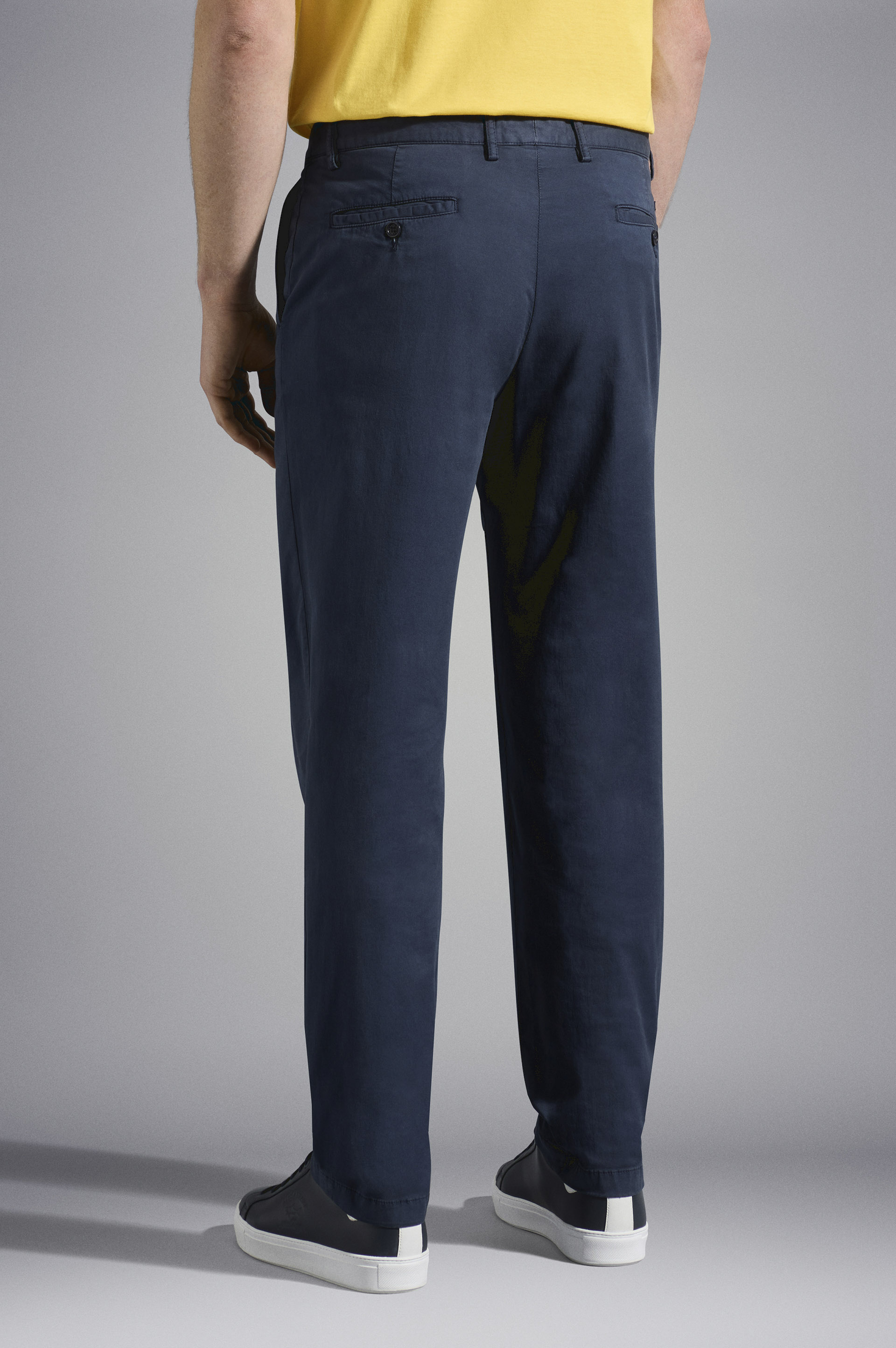 Pantalon en coton stretch image number 3 Pantalon en coton stretch image number 3