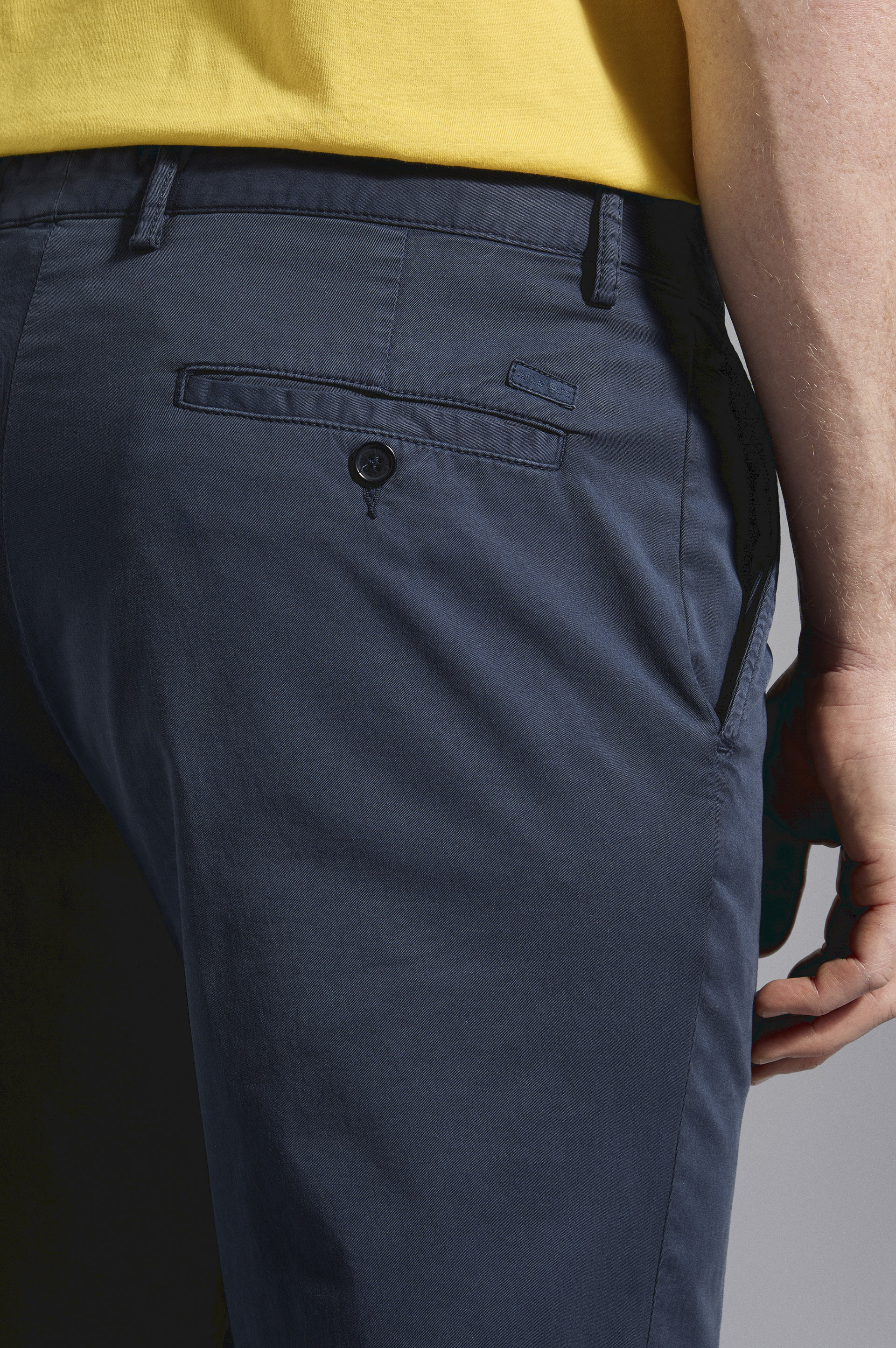 Pantalon en coton stretch image number 4 Pantalon en coton stretch image number 4