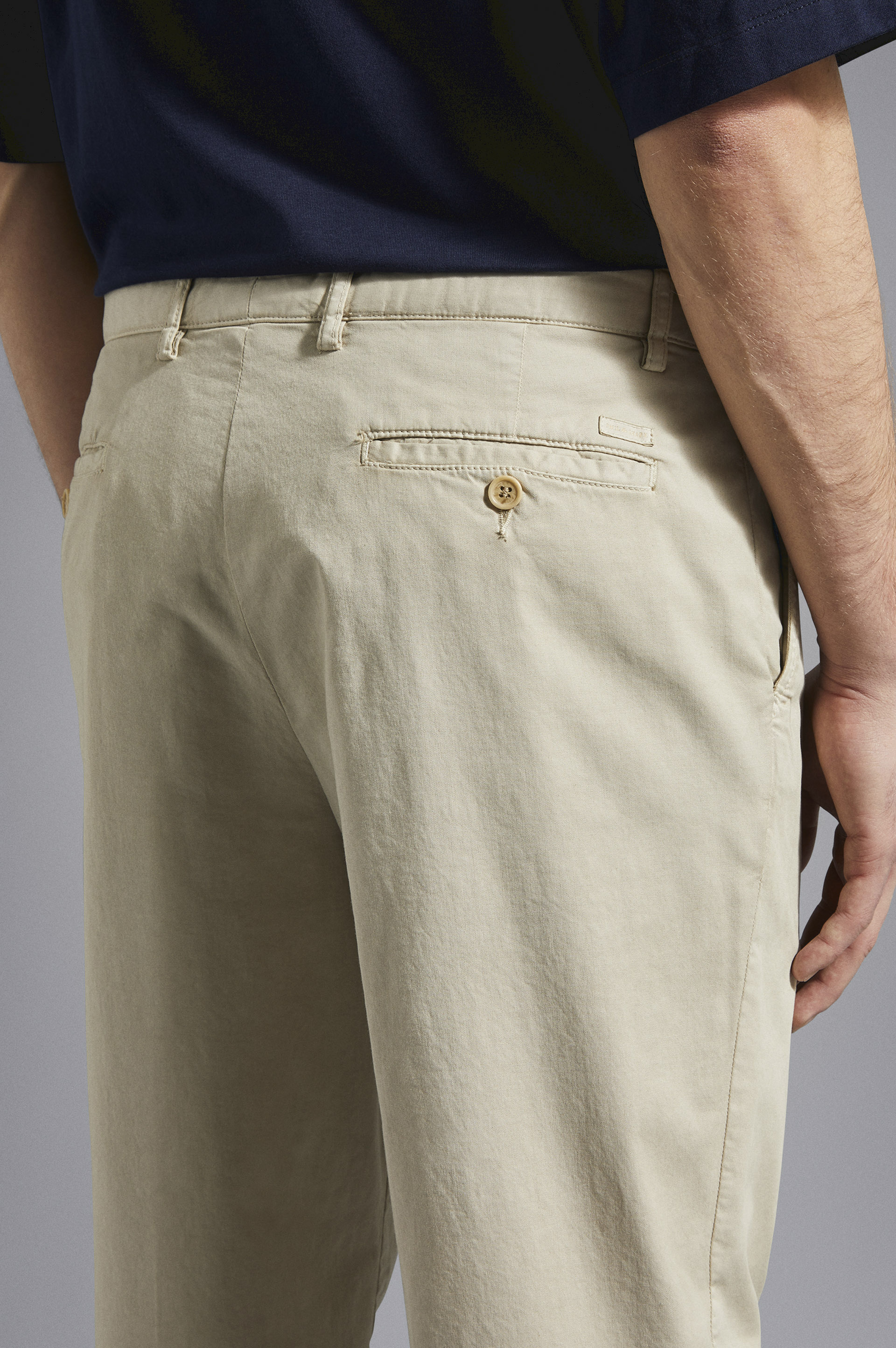 Pantalon en coton stretch image number 4 Pantalon en coton stretch image number 4