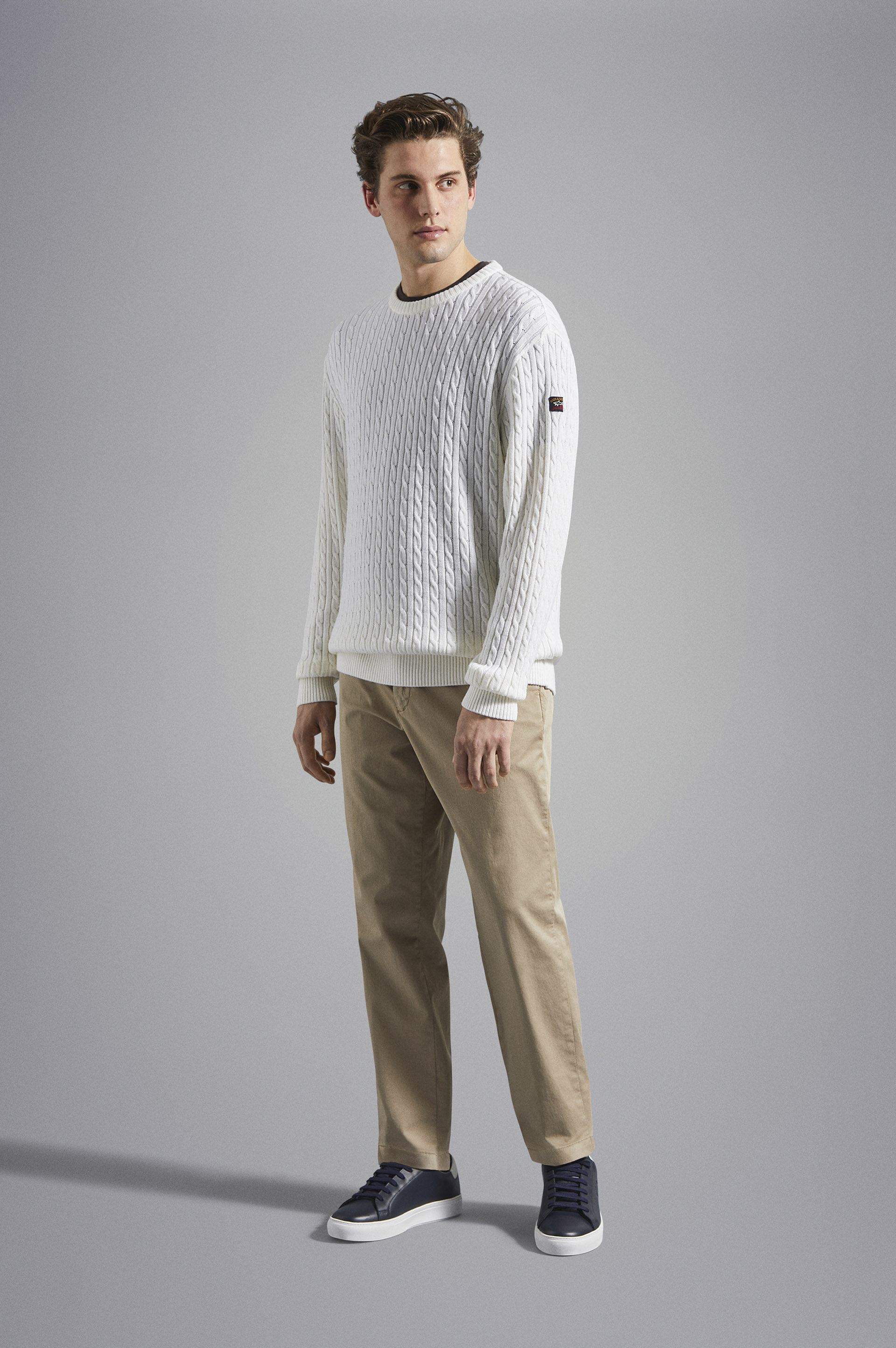 弹力有机棉长裤 image number 2