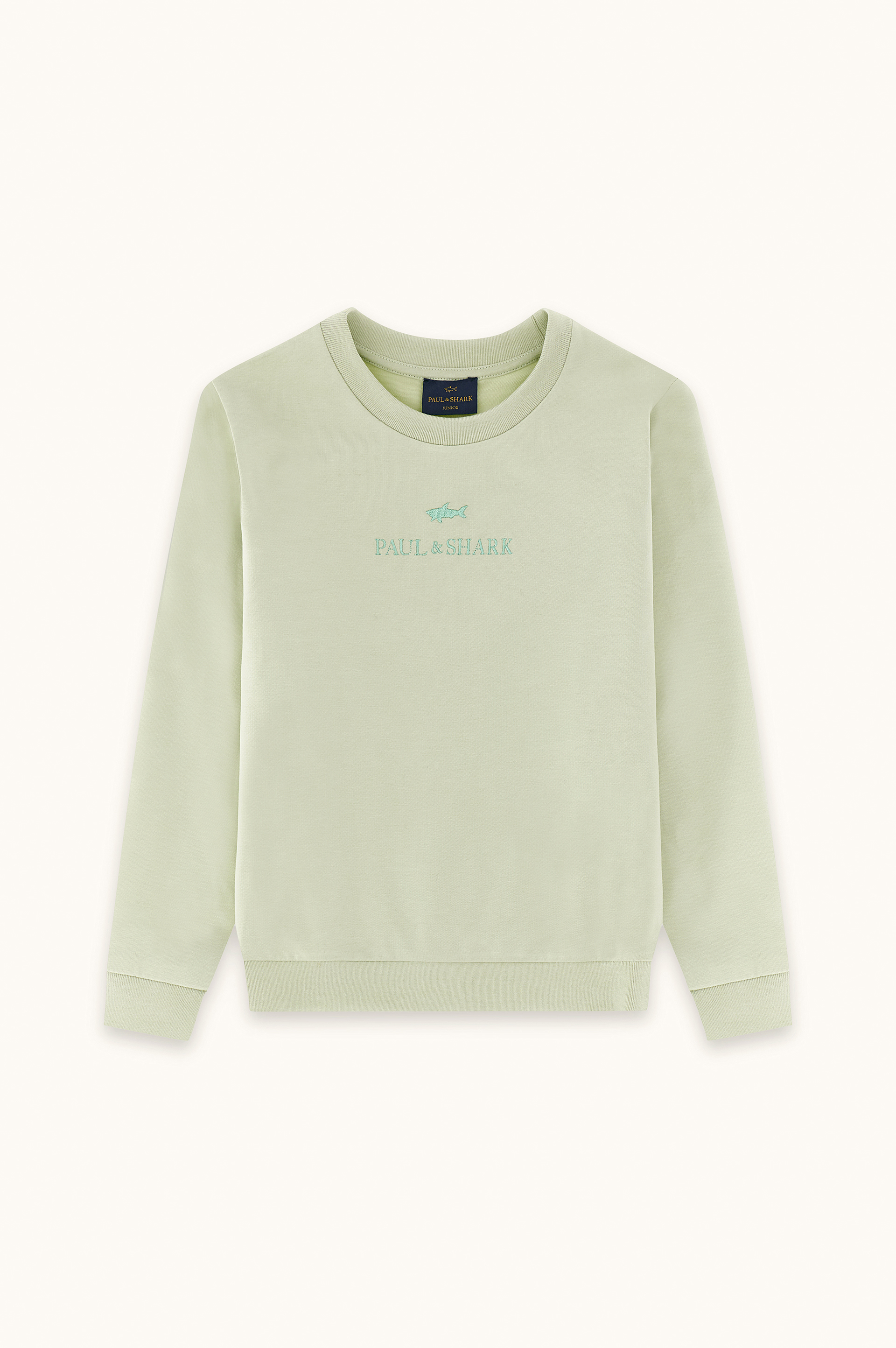 Cotton sweatshirt with Logo embroidery image number 1