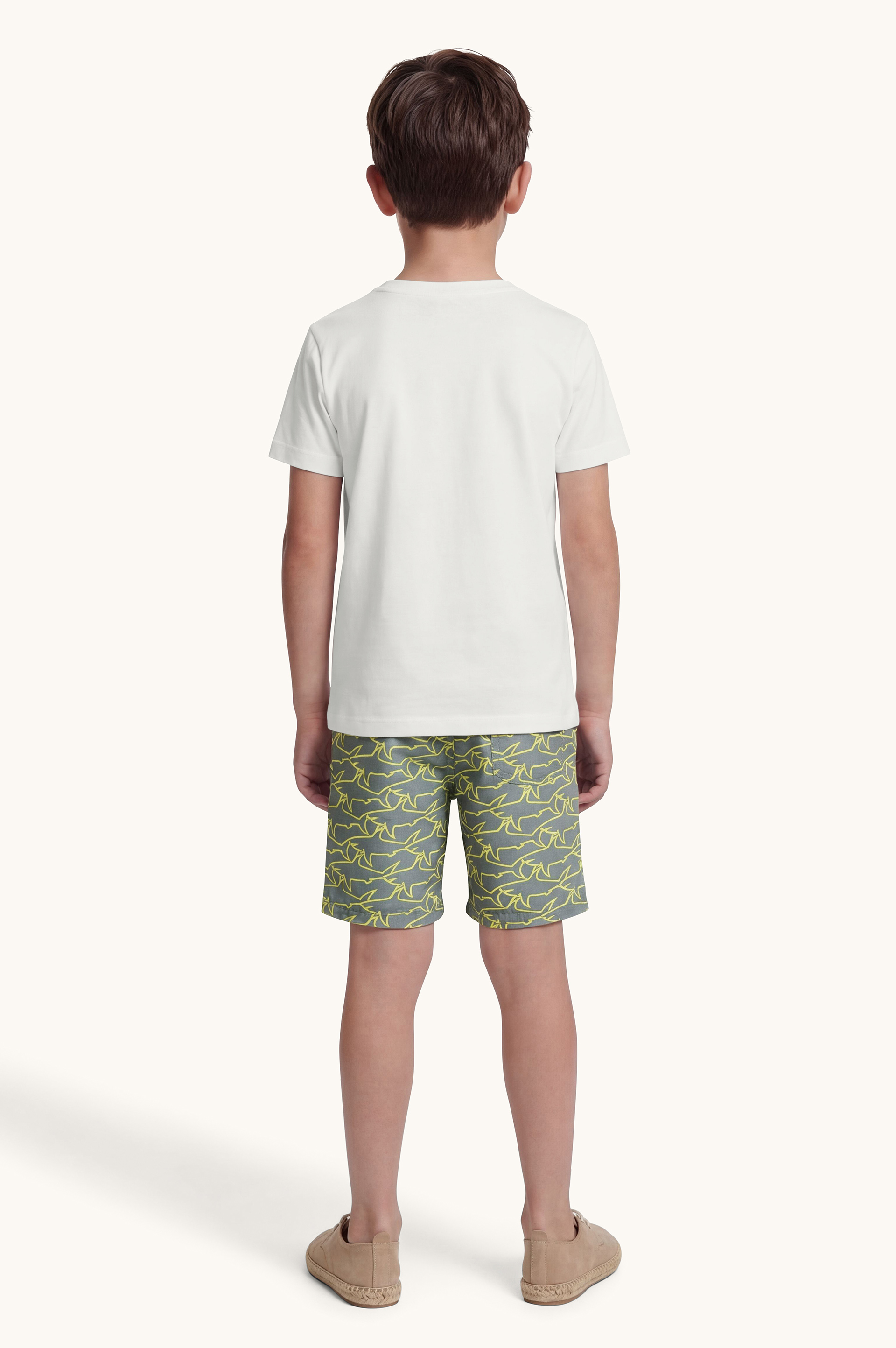 Swim shorts with iconic Sharks Waves print image number 3