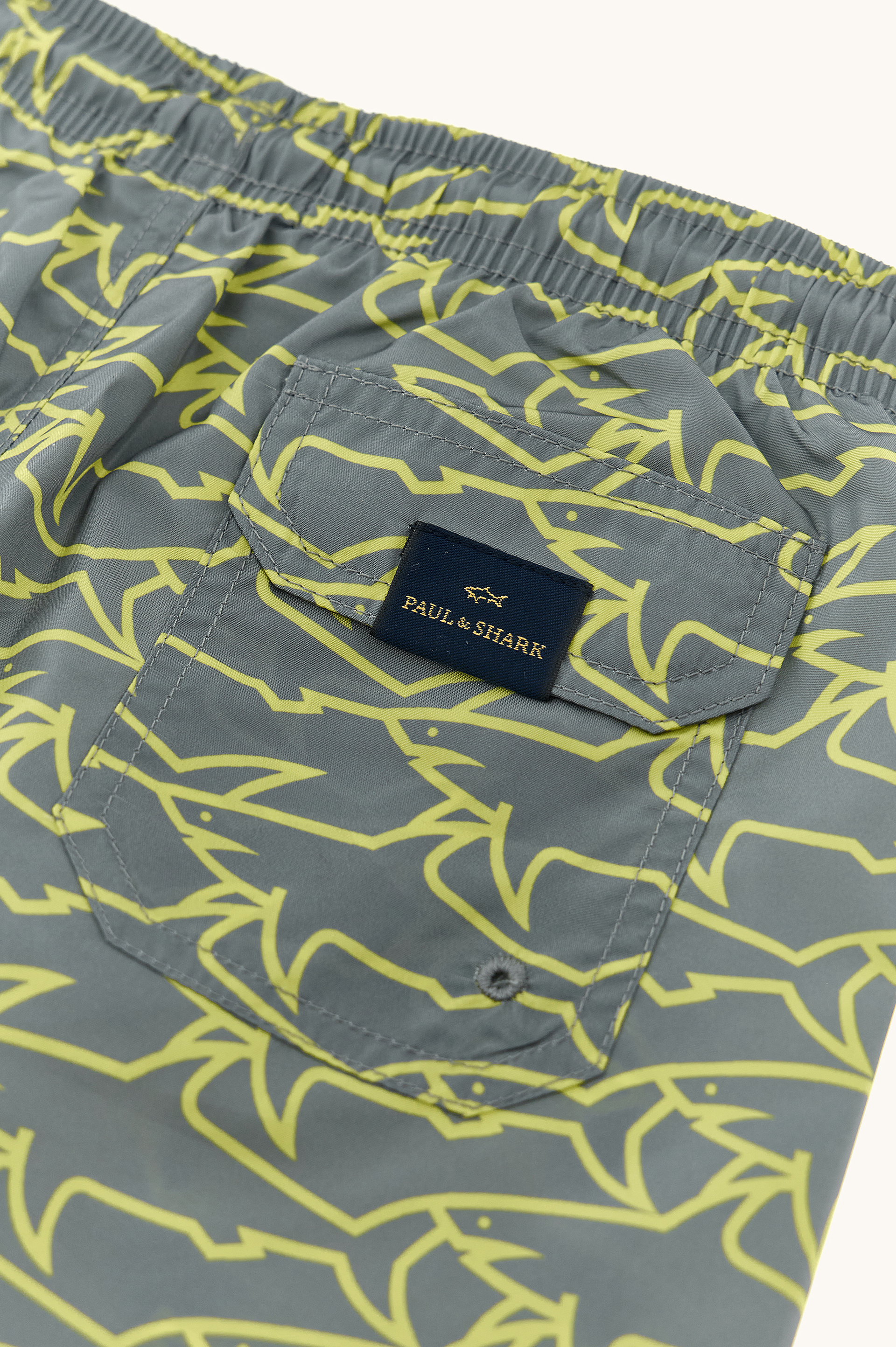 Swim shorts with iconic Sharks Waves print image number 7