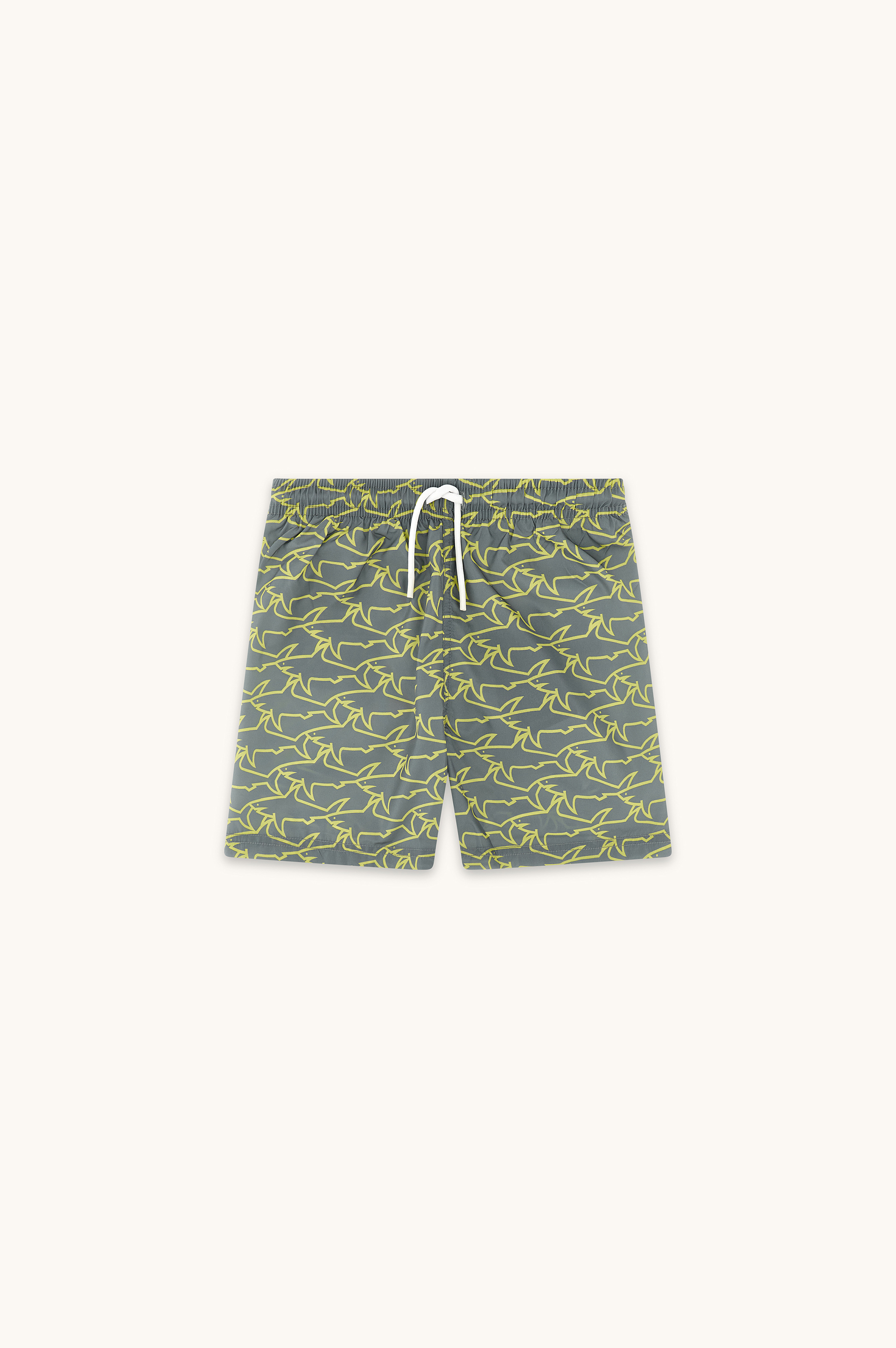 Swim shorts with iconic Sharks Waves print image number 1