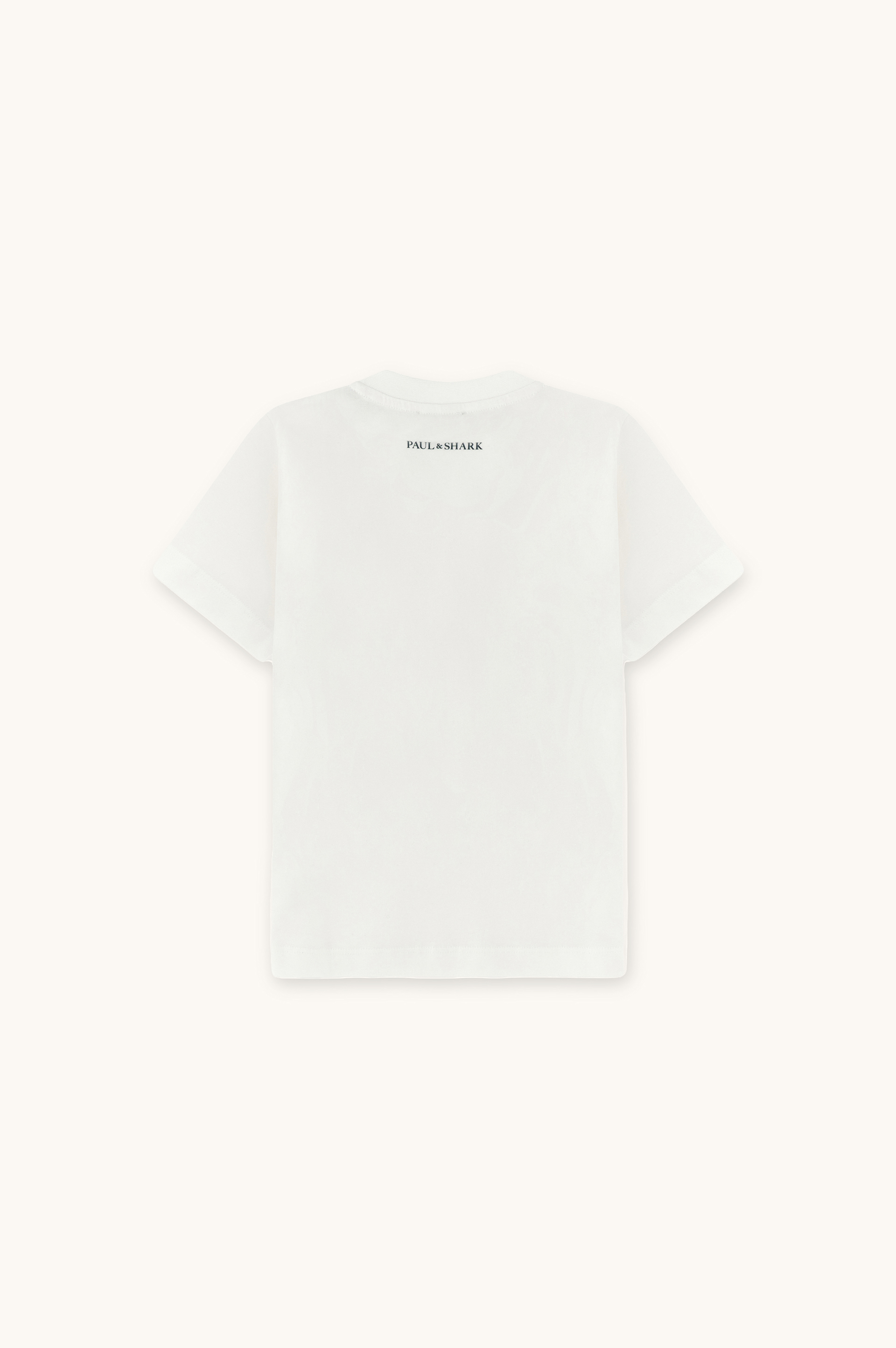 Cotton T‑shirt with Shark embroidery image number 7