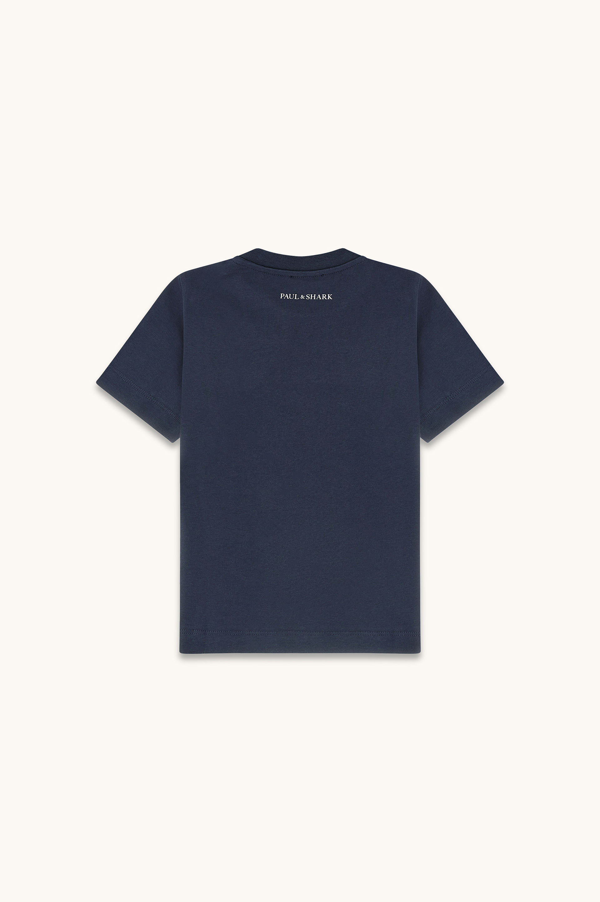 Cotton T‑shirt with Shark embroidery image number 7