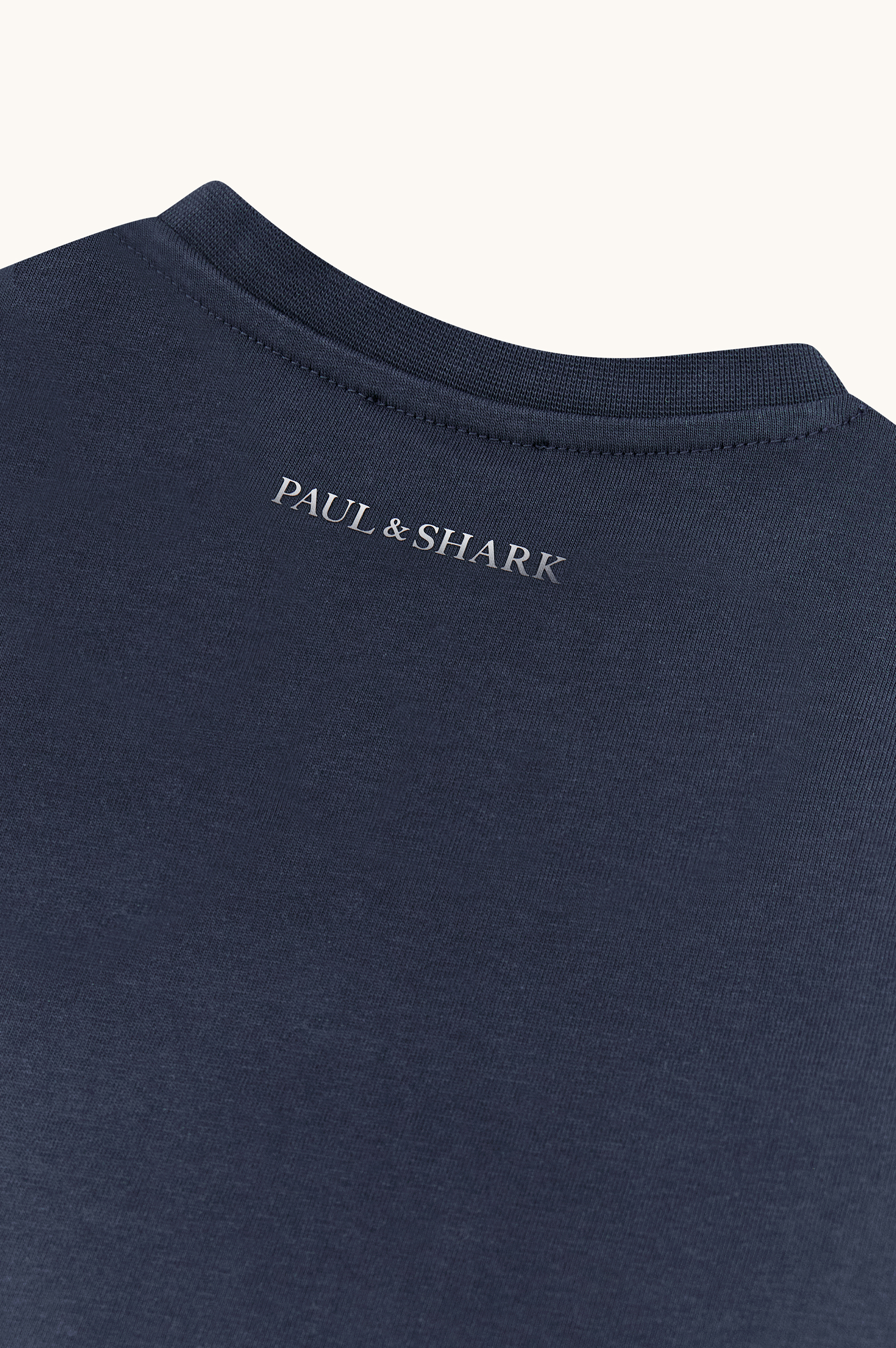 Cotton T‑shirt with Shark embroidery image number 6