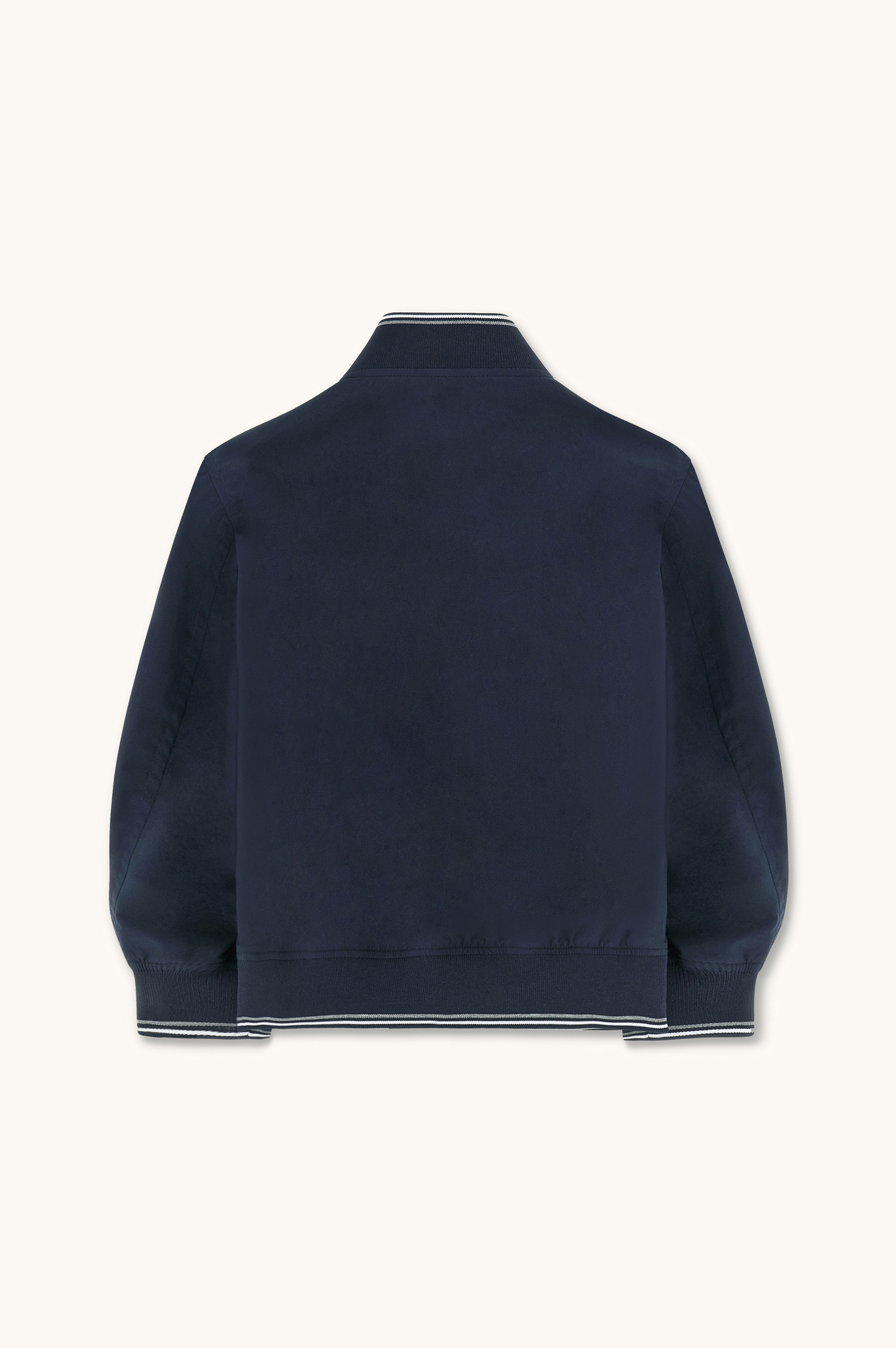 Bomber jacket with striped details image number 7