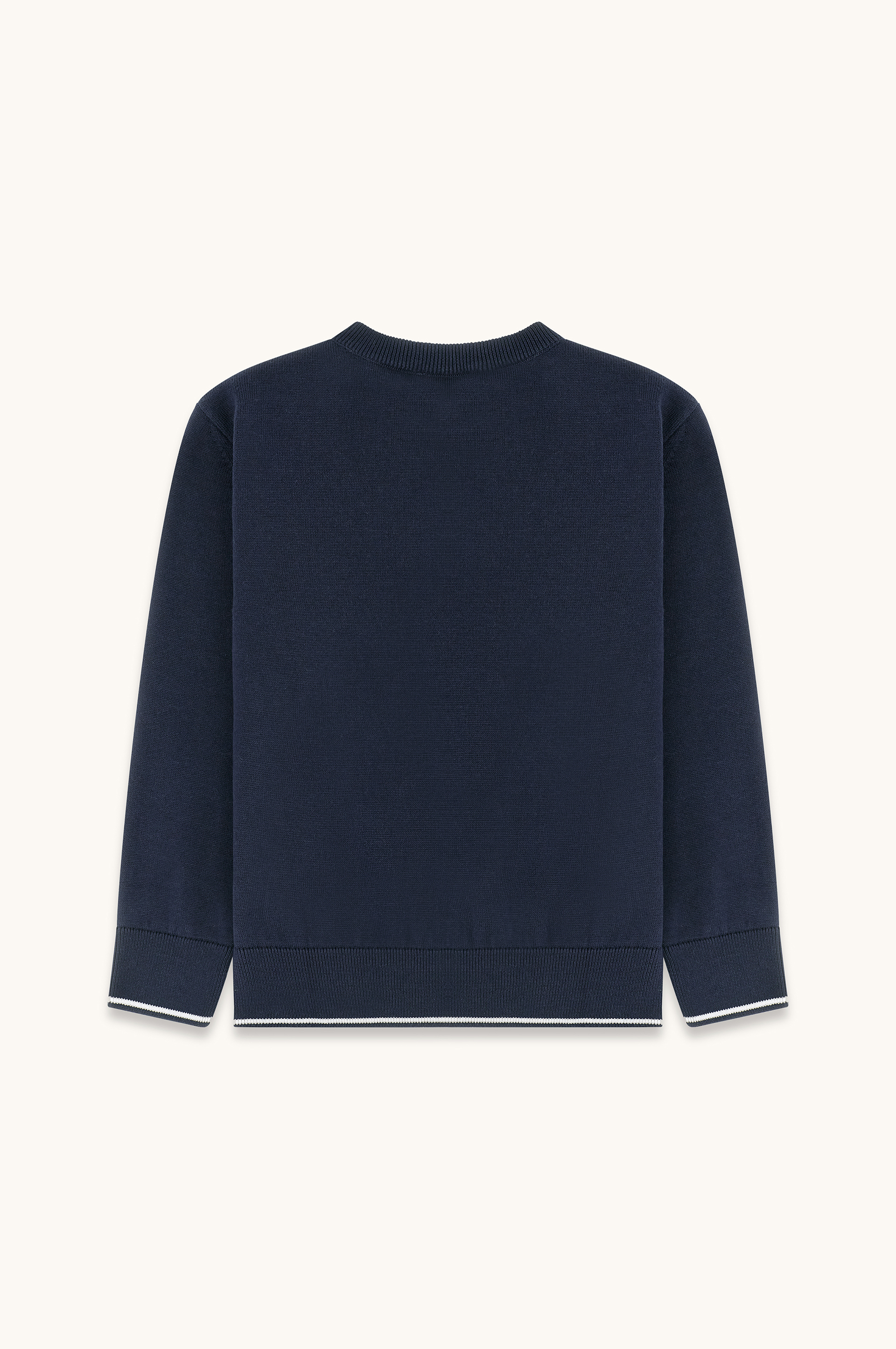 كنزة قطنية بياقة مستديرة مع تطريز Shark image number 8