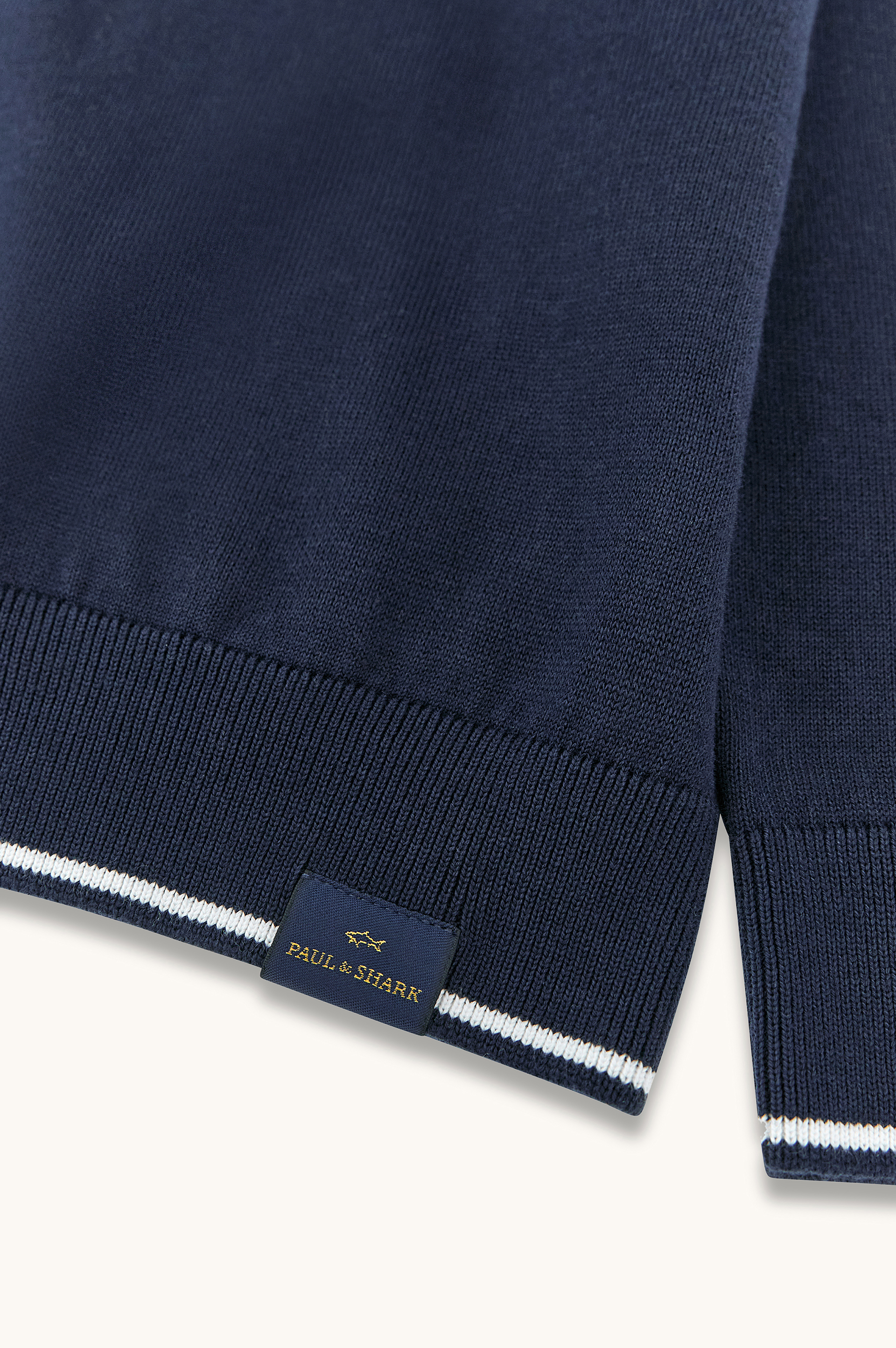 كنزة قطنية بياقة مستديرة مع تطريز Shark image number 6