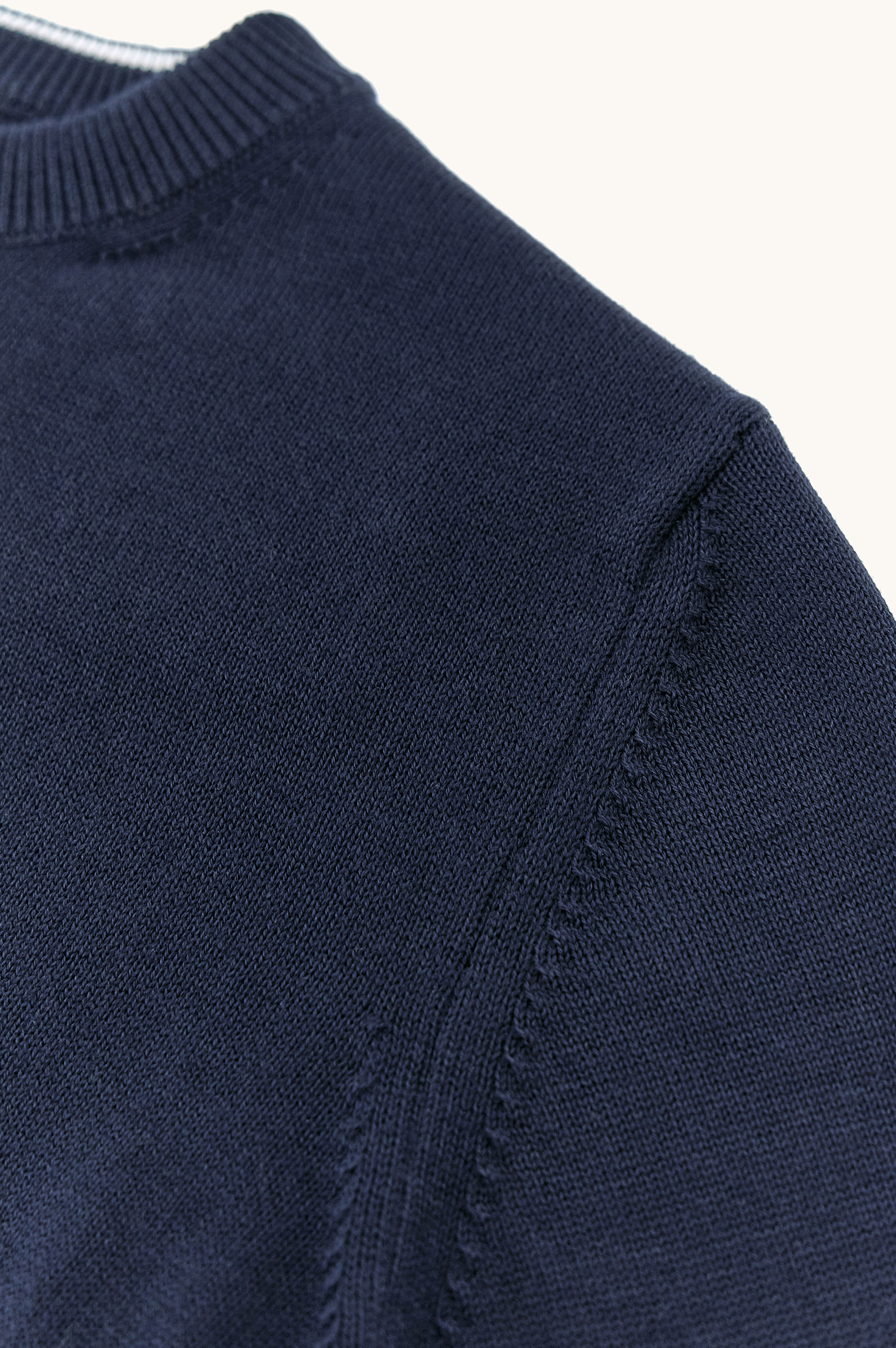 كنزة قطنية بياقة مستديرة مع تطريز Shark image number 7