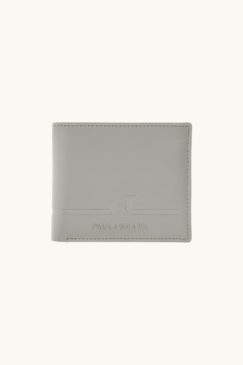 Cartera billfold de cuero con relieve &ldquo;Fin&rdquo;