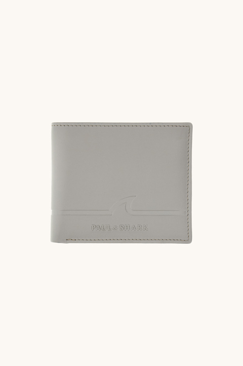 Shark Fin-embossed leather Wallet