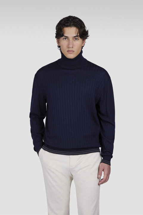Wool and cashmere turtleneck sweater Wool and cashmere turtleneck sweater