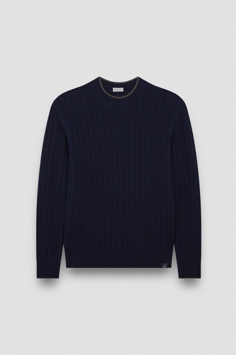Wool and cashmere turtleneck sweater