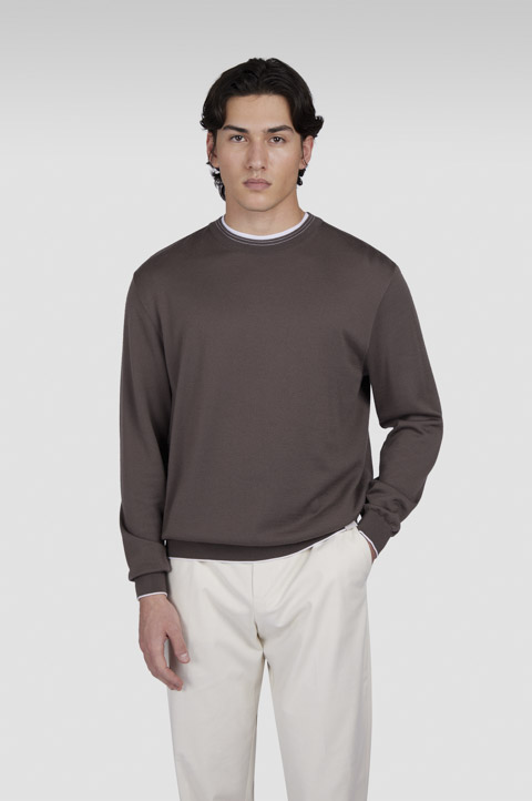 Wool and cashmere crewneck sweater Wool and cashmere crewneck sweater