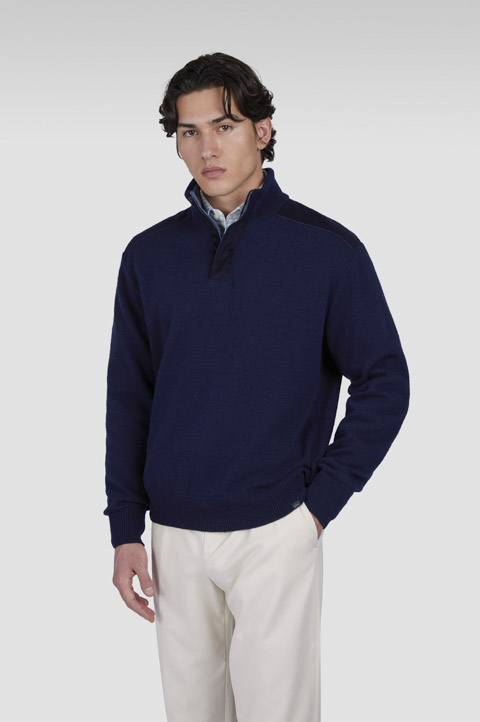 Typhoon® Platinum wool cashmere half zip sweater Typhoon® Platinum wool cashmere half zip sweater