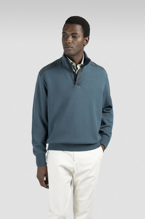 Typhoon® Platinum wool cashmere half zip sweater Typhoon® Platinum wool cashmere half zip sweater