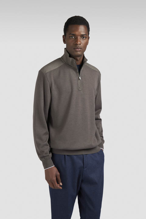 Riviera Metal Shark Fin Merino Extrafine half zip sweater Riviera Metal Shark Fin Merino Extrafine half zip sweater