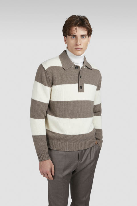 Polo de Re-Wool con rayas Polo de Re-Wool con rayas