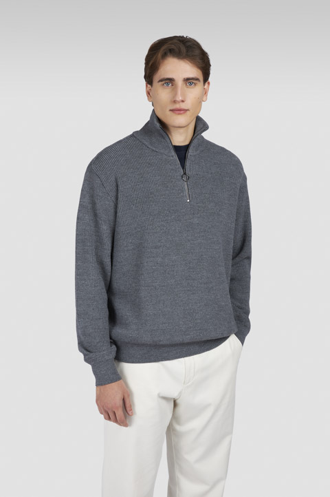 Suéter de media cremallera de lana Tech Wool Suéter de media cremallera de lana Tech Wool