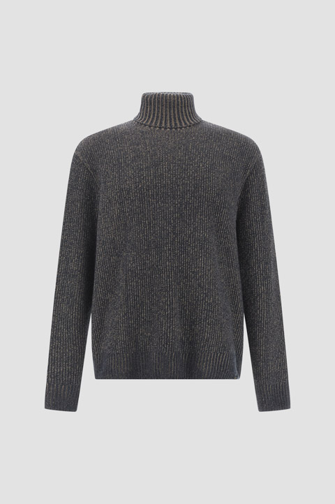 Rollkragenpullover aus Wolle und Kaschmir