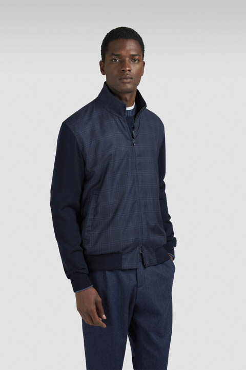 Merino Extrafine wool hybrid zip-up Sweater Merino Extrafine wool hybrid zip-up Sweater