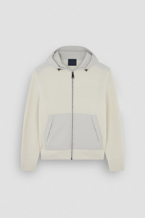 Re-Wool sweatshirt with Re-130 High Density details