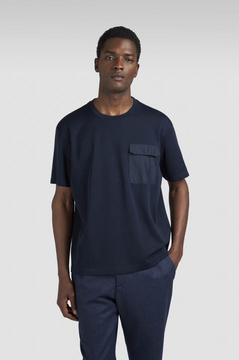 Delight Interlock cotton T-shirt with Typhoon® Silk pocket Delight Interlock cotton T-shirt with Typhoon® Silk pocket