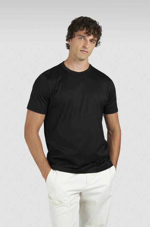 T-shirt in cotone Aqua Touch con ricamo Shark Fin