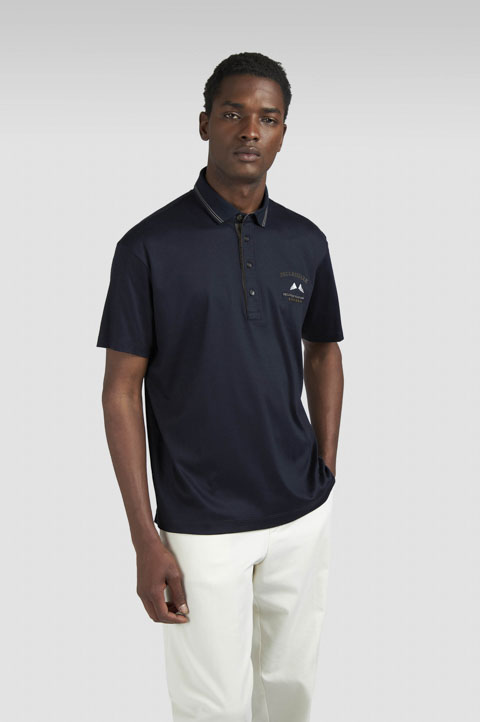 X-Soft Interlock cotton polo shirt with embroidery X-Soft Interlock cotton polo shirt with embroidery