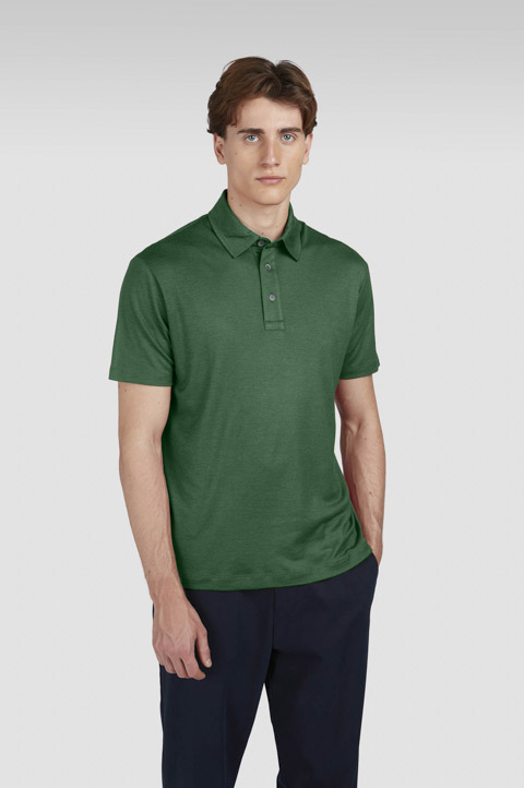 X-Soft Interlock cotton polo shirt
