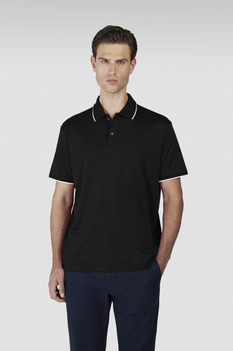 Polo X-Soft en coton Interlock avec profils contrast&eacute;s