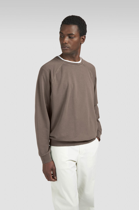X-Soft garment-dyed cotton sweatshirt X-Soft garment-dyed cotton sweatshirt