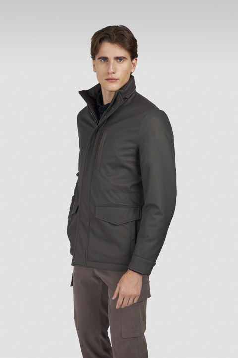 معطف كاركووت تايفون® X-Soft مع تفاصيل من ألكانتارا®