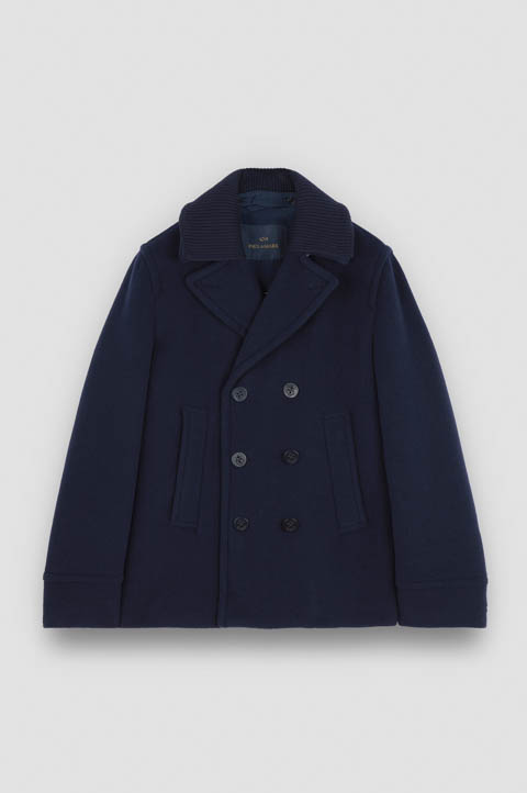 True Peacoat in lana e cashmere
