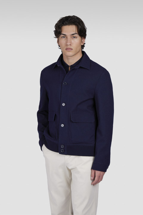 Wool blouson Wool blouson