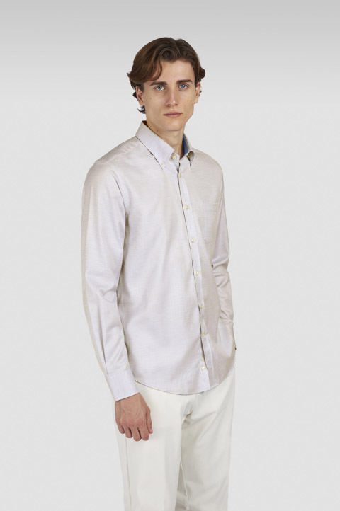 Camisa de franela de algodón