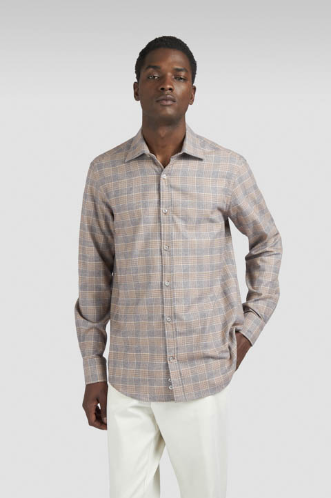 X-Soft cotton shirt with checkered pattern X-Soft cotton shirt with checkered pattern