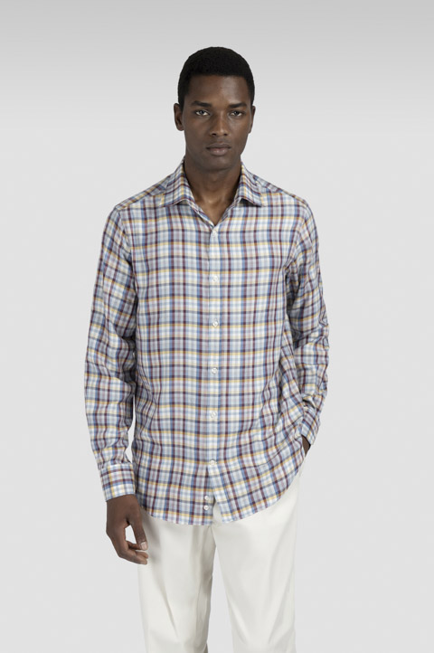Camisa X-Soft con estampado a cuadros Camisa X-Soft con estampado a cuadros