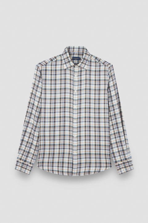 X-Soft shirt with checkered pattern