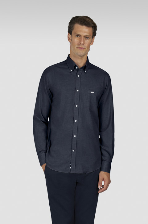 Camisa de franela de algodón