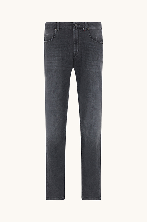Stretch denim jeans in organic cotton