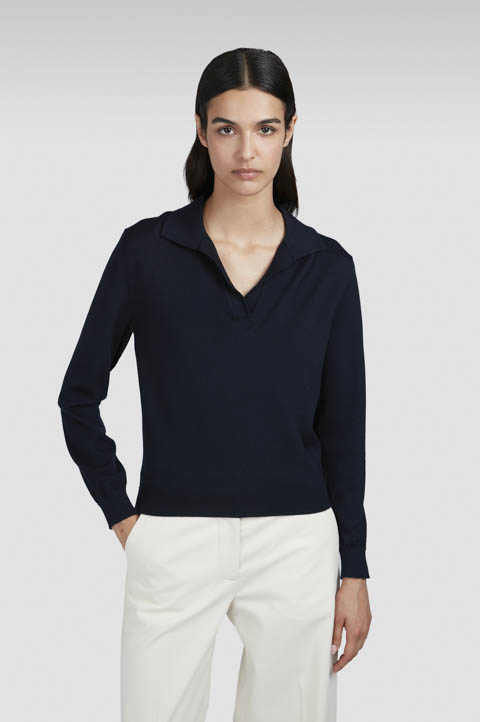 Wool and cashmere polo Shirt Wool and cashmere polo Shirt