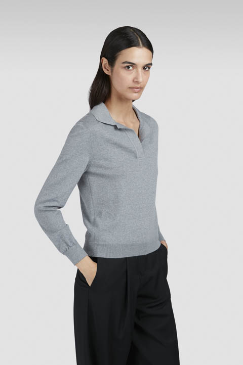 Wool and cashmere polo Shirt Wool and cashmere polo Shirt