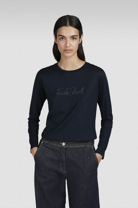 Camiseta X-Soft de algodón con bordado de logo Camiseta X-Soft de algodón con bordado de logo