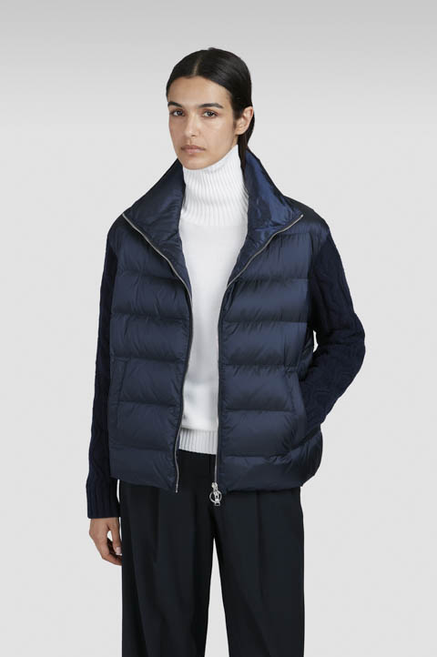 Schimmernde Hybrid-Daunenjacke Schimmernde Hybrid-Daunenjacke