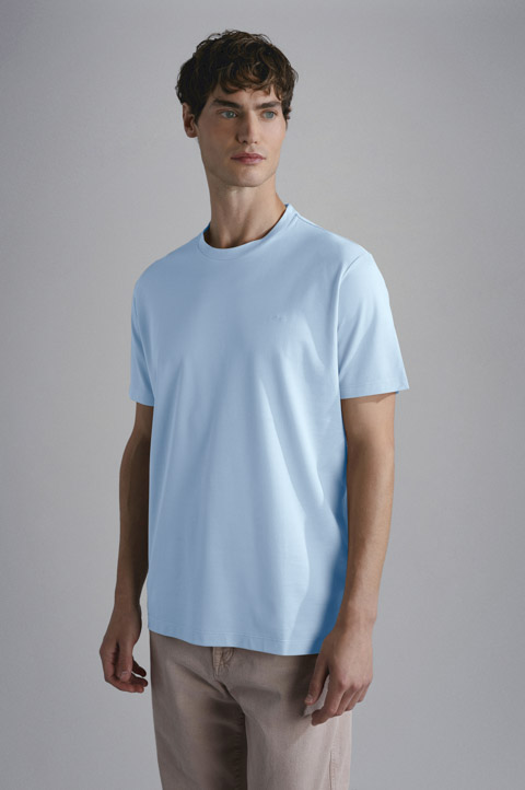 Cotton Piqué T-Shirt with embroidery Cotton Piqué T-Shirt with embroidery