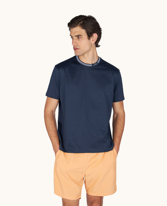 T-Shirt in perl&eacute; cotton jersey