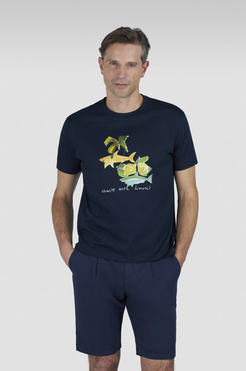 Camiseta de jersey X-Soft con estampado de Capri